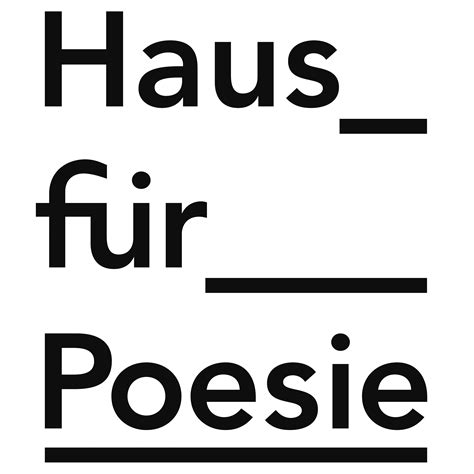 Logo Haus für Poesie